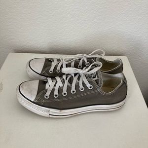 Gray Low Top Converse
